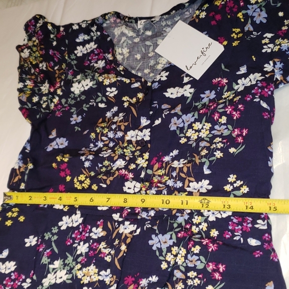 LOVE FIRE Floral Maxi Romper Jumpsuit Dress+Shorts - Picture 4 of 13